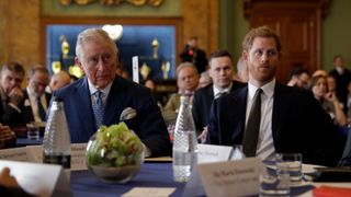 Prince Harry and King Charles attend the 'International Year of The Reef' 2018 meeting