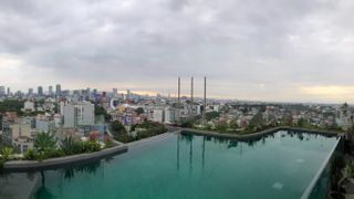 The view of Mexico City from the rooftop of Andaz Mexico City Condesa