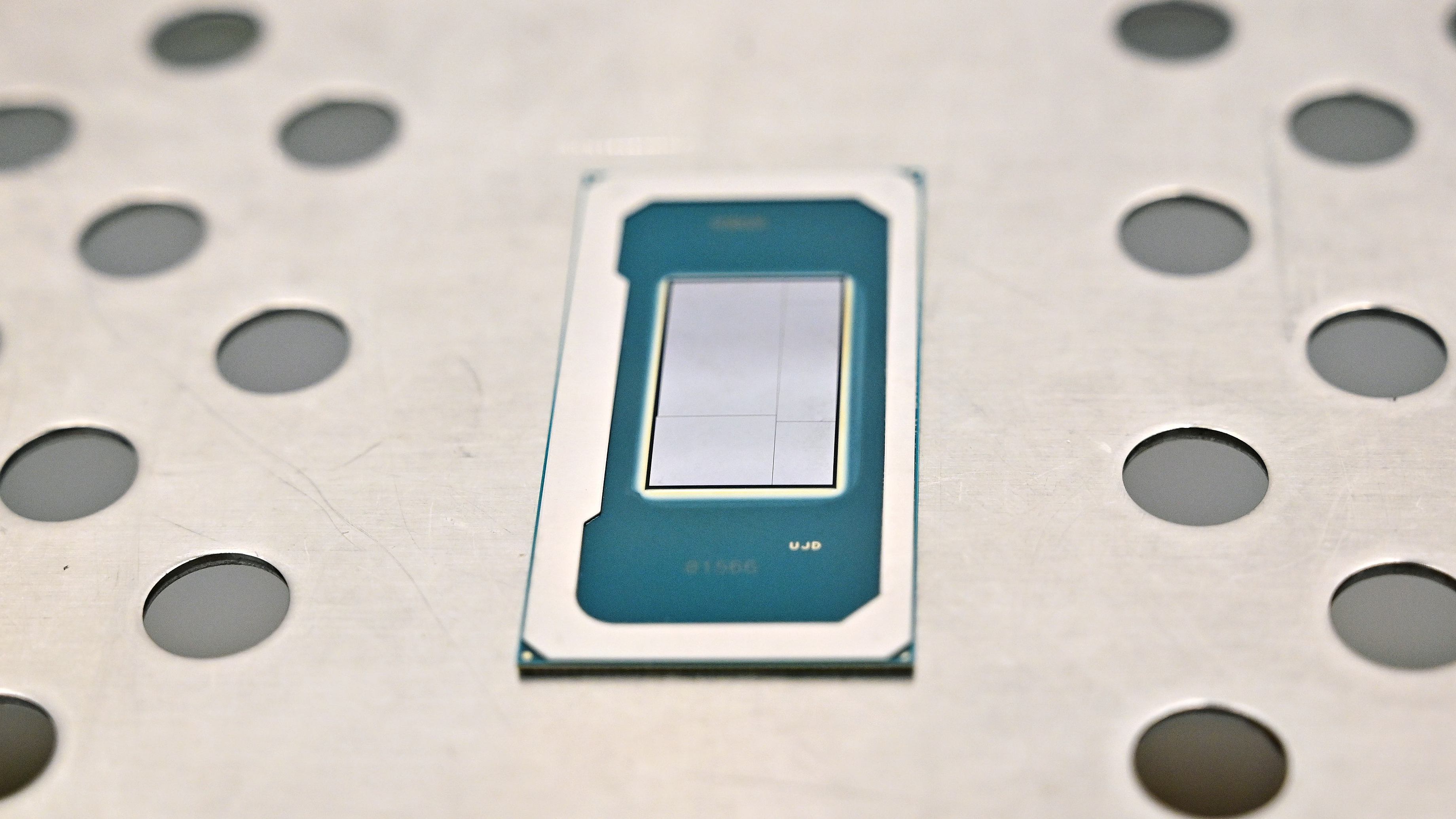 An Intel Panther Lake chip