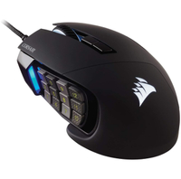 Corsair Scimitar RGB Elite | Wired | MMO | 18,000 DPI | 17 buttons | $79.99 $59.99 at Amazon (save $20)