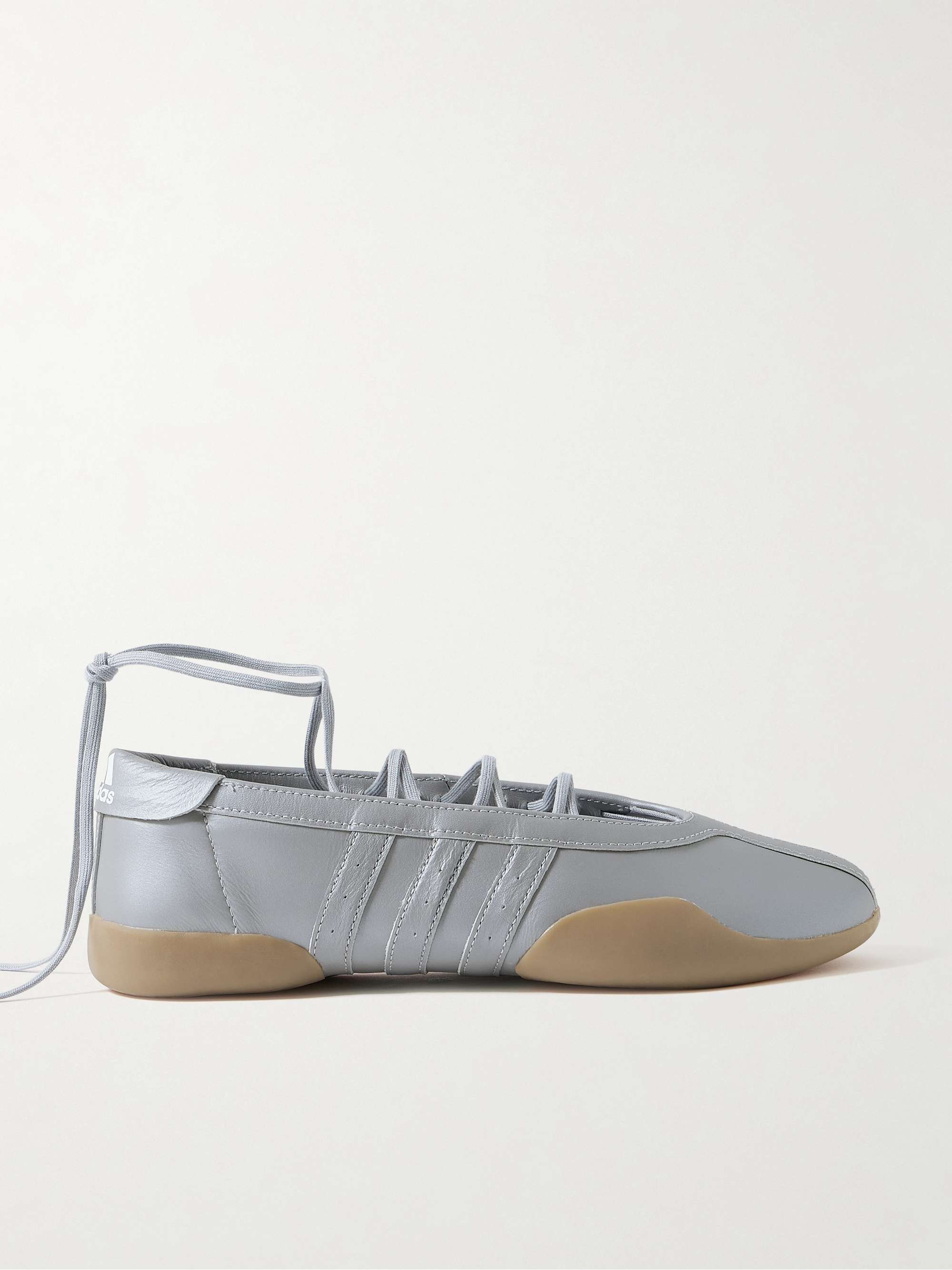 Taekwondo Mei Ballet Metallic Leather Sneakers