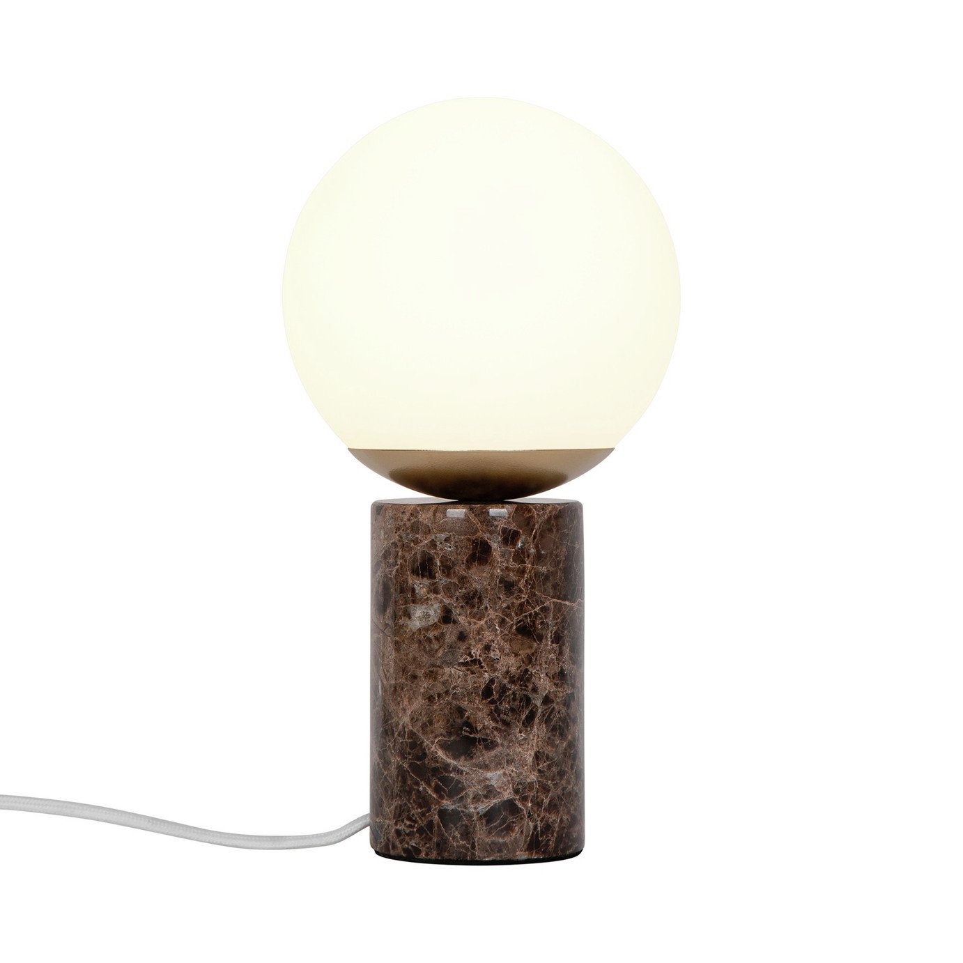Nordlux Lilly Marble Led Table Lamp - Brown