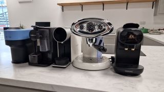 A selection of the coffee machines we've tested in our test kitchen