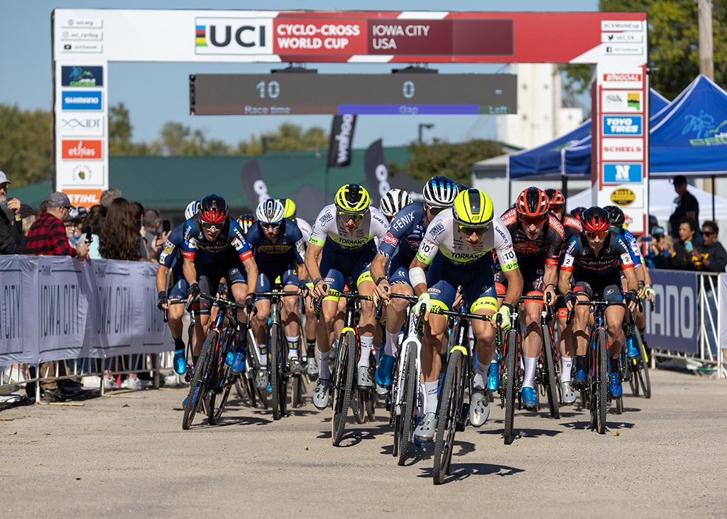 UCI Cyclo-cross World Cup in Iowa City, men's elite race 2021