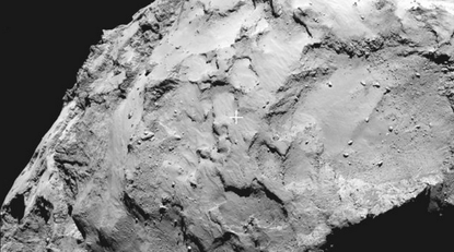 The European Space Agency announces spot where the Rosetta probe will land on comet