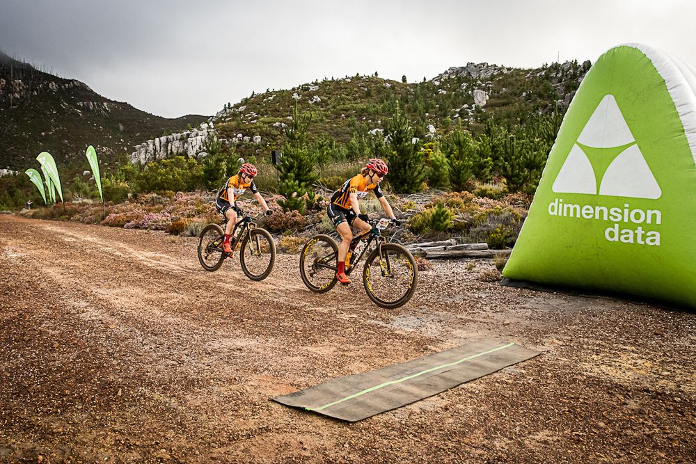 Annika Langvad and Anna van der Breggen at Cape Epic