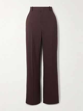 Wool Straight-Leg Pants