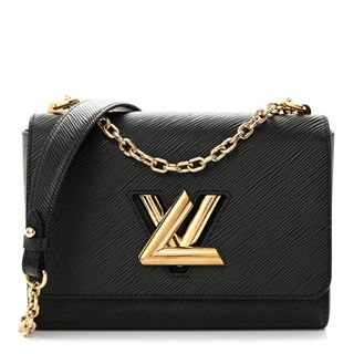 Louis Vuitton Epi Twist Shoulder Bag Mm Black