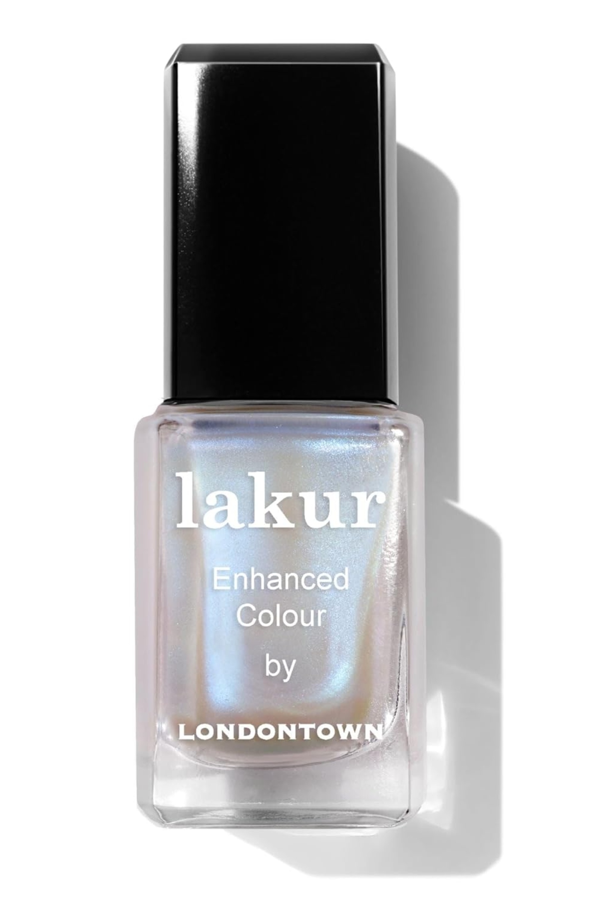 Londontown Lakur Nail Polish/topper - Chrome Glaze - Enhanced Color Long Lasting Top Nail Coat Gel-Free Shine Nail Look, Starry Chrome Topper, 0.4 Oz