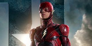 The Flash in the Justice League poster
