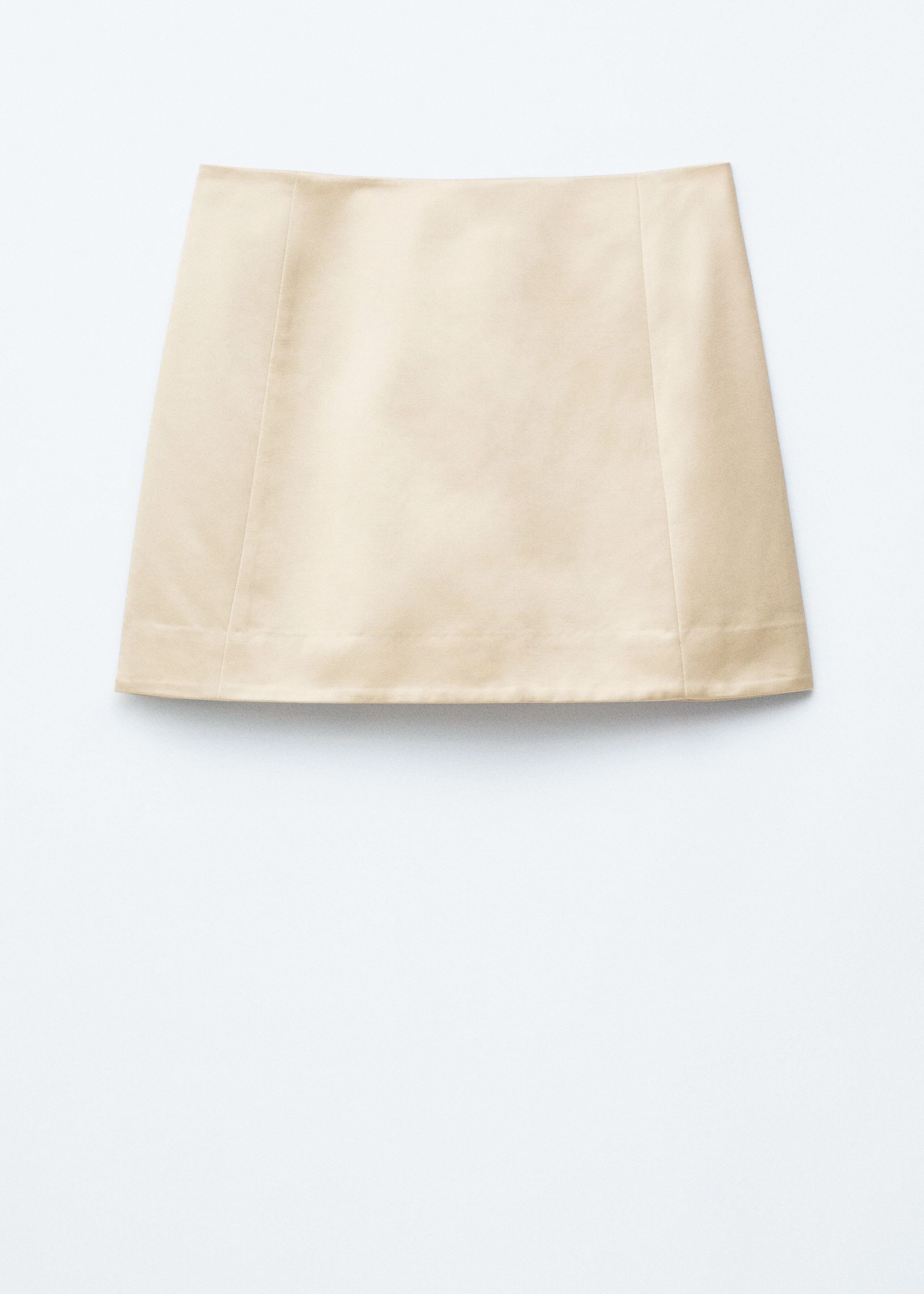 Satin Mini Skirt