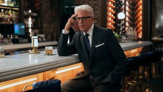 Charles (Ted Danson) sits at a bar in a scene from "A Man on the Inside" season 2