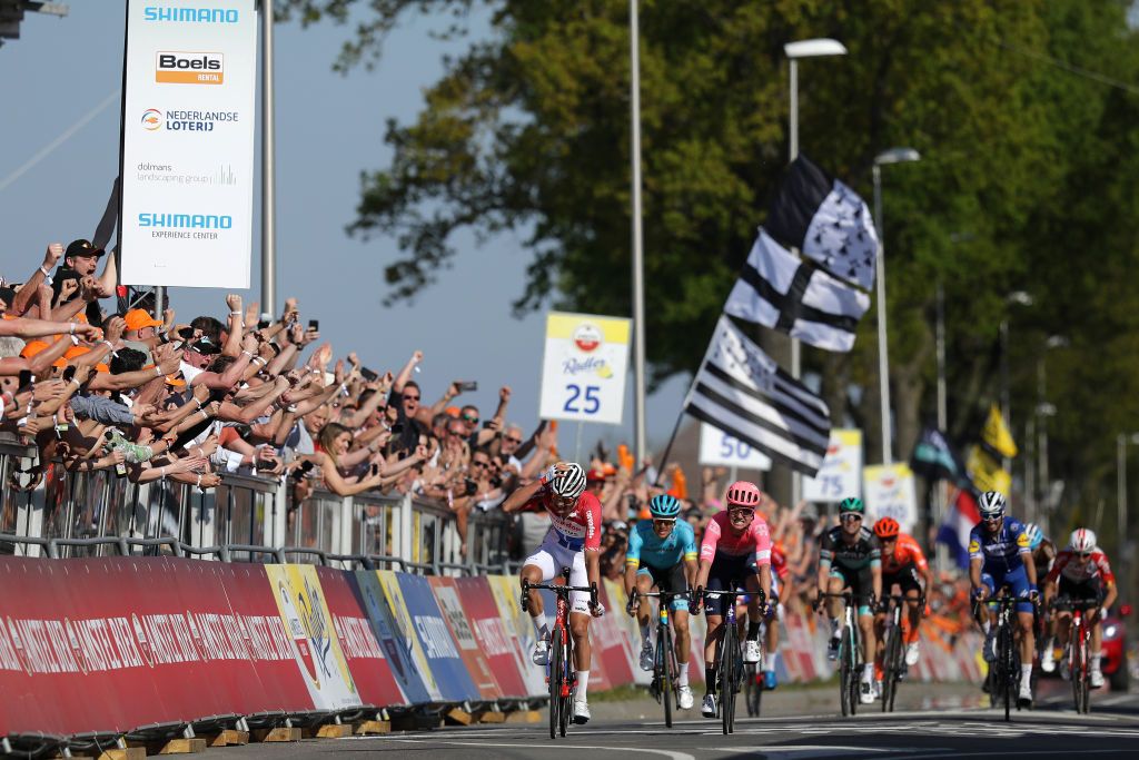 Van der Poel crosses the line for his biggest win yet