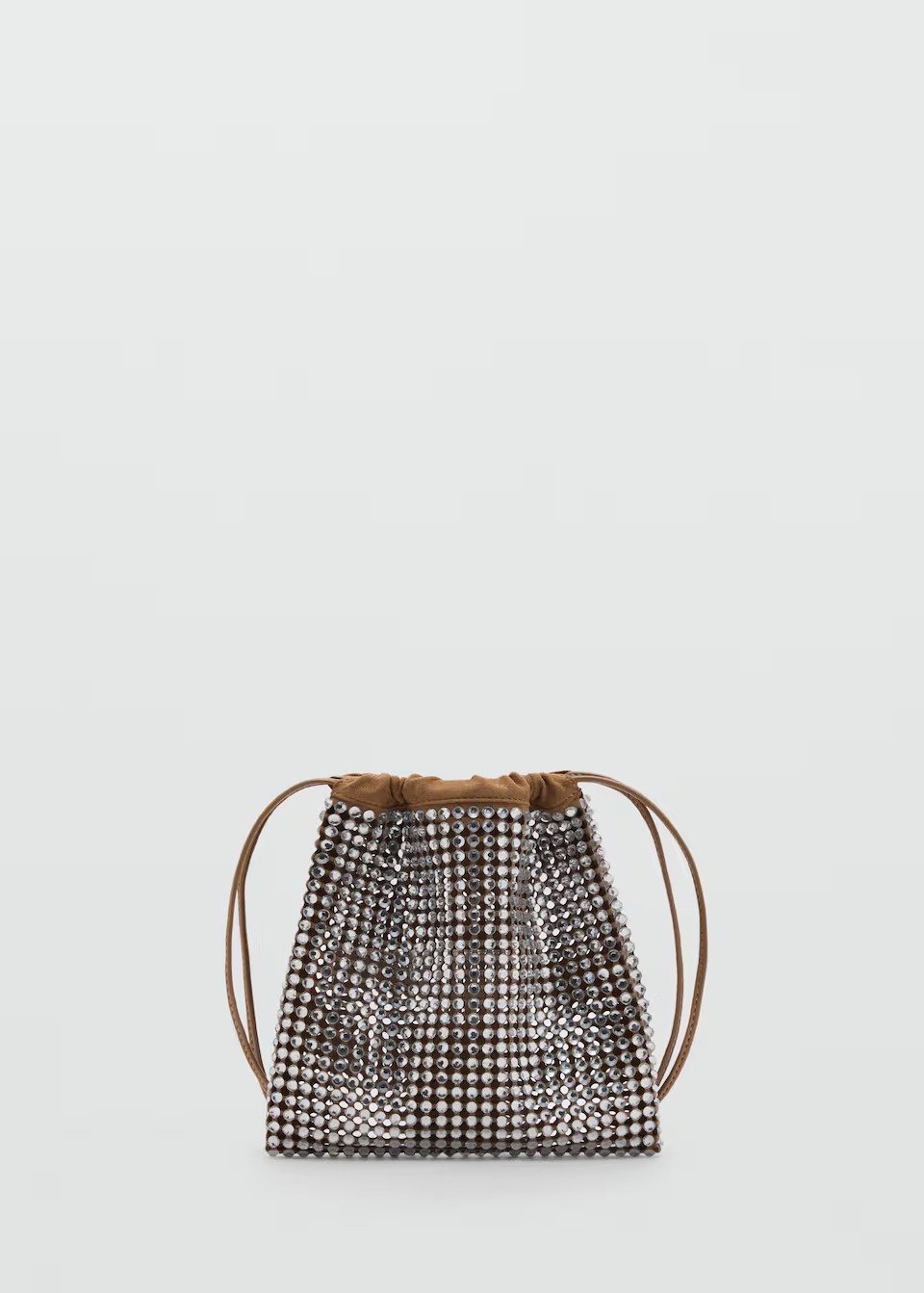 MANGO, Handbag With Rhinestone Decoration