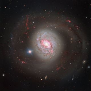 The European Southern Observatory's Very Large Telescope captured imagery of Messier (also known NGC 1068), located in the Cetus constellation.