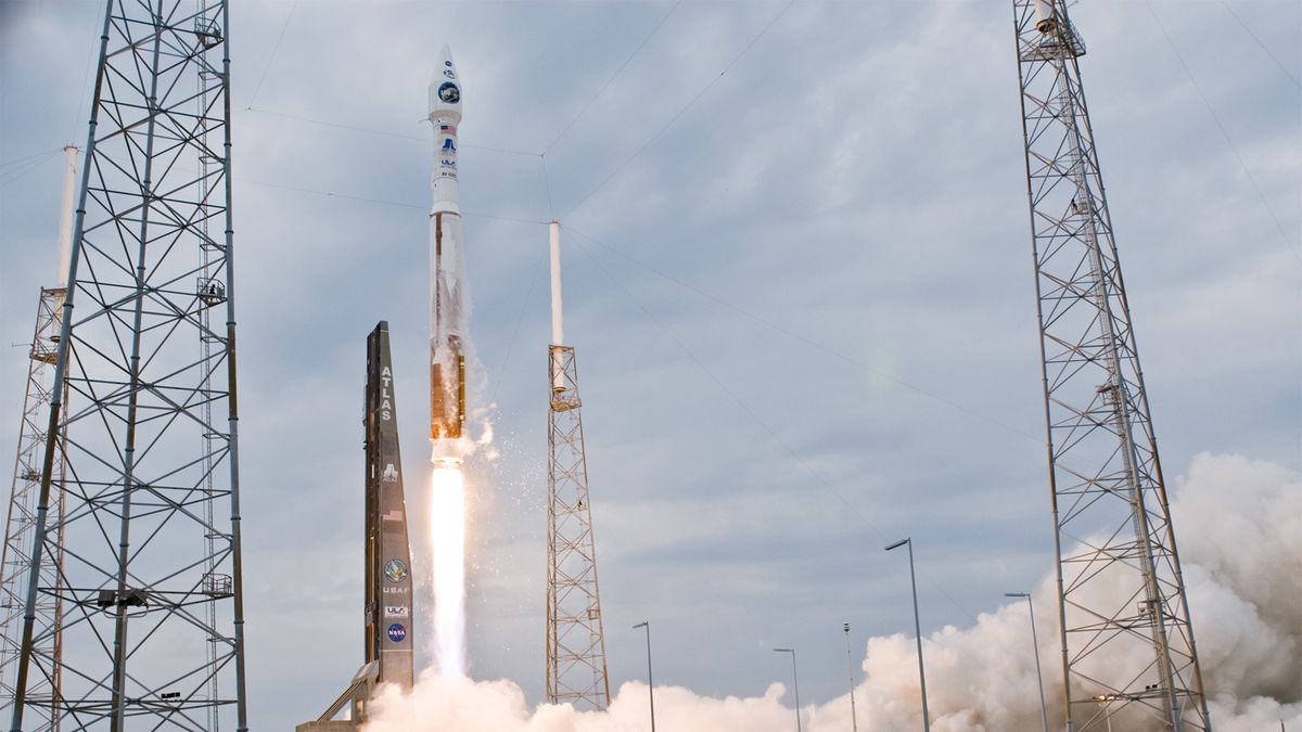 NASA's Lunar Reconnaissance Orbiter (LRO) and Lunar Crater Observation and Sensing Satellite (LCROSS) lifted off together from Launch Complex 41 at Cape Canaveral Air Force Station in Florida atop an Atlas 5 rocket on June 18, 2019, at 5:32 p.m. EDT (2132 GMT).