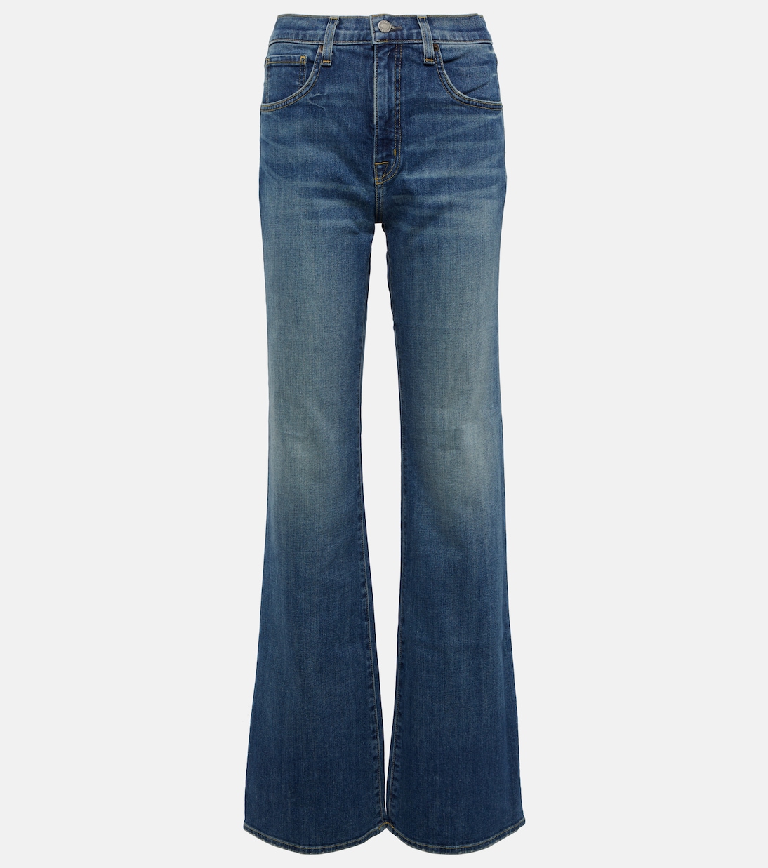 Celia Bootcut Jeans in Blue - Nili Lotan
