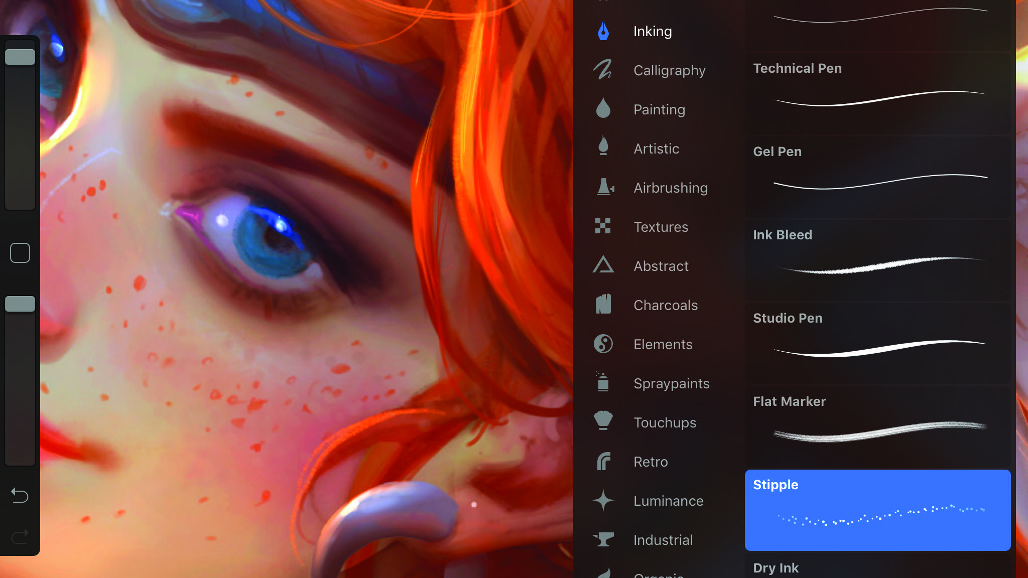 Procreate software. Прокрейт Интерфейс. Интерфейс Procreate на IPAD. Приложение Procreate. Рисование в прокрейт.