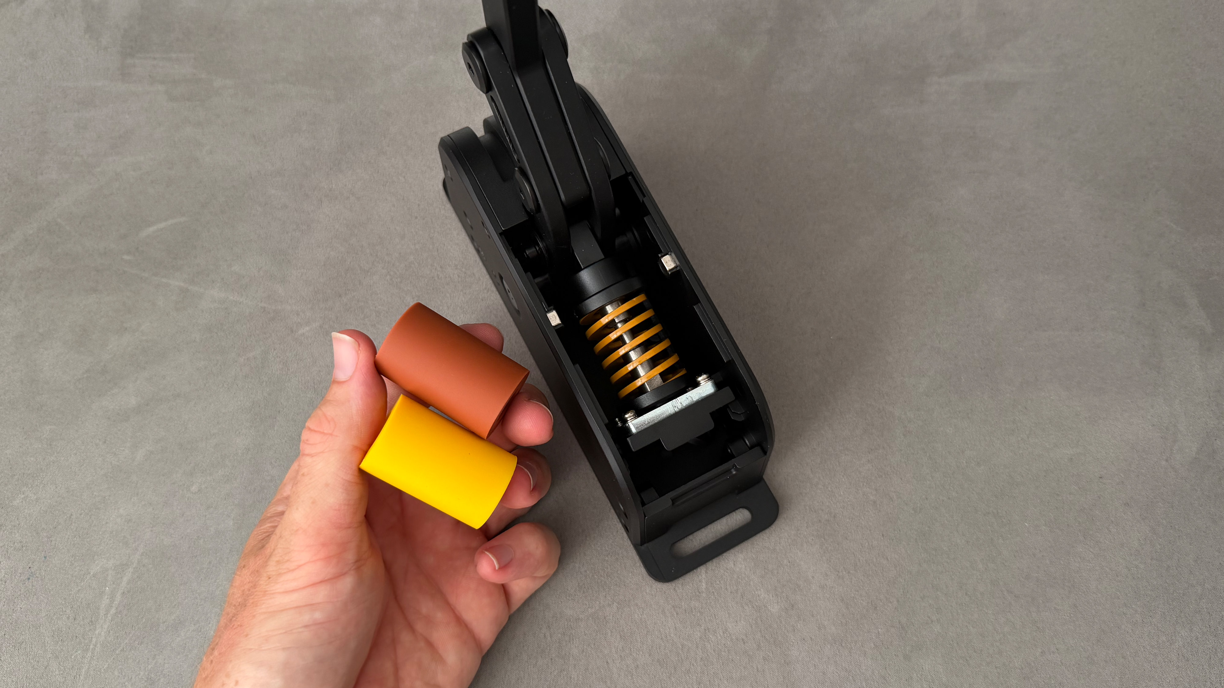 The spring inside the hand brake for the Revosim Pure bundle
