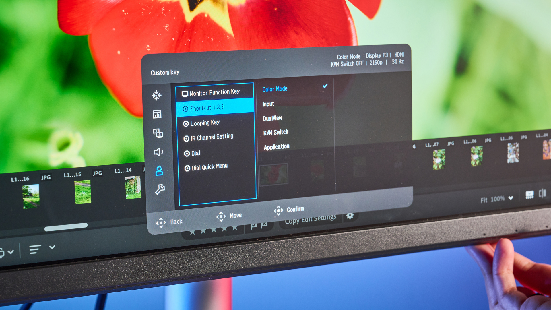 A BenQ Creative Pro PD2730S monitor