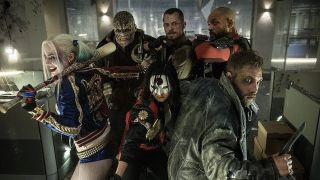 A promotional image for 2016 Warner Bros. movie Suicide Squad