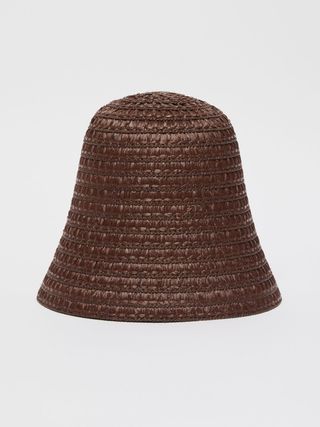 Raffia-Look Cloche Hat - Wainer