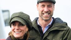 Prince William and Kate Middleton visit Ettrick Bay during a royal visit to the Isle of Bute on September 17, 2026 in Rothesay, Scotland