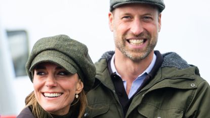 Prince William and Kate Middleton visit Ettrick Bay during a royal visit to the Isle of Bute on September 17, 2026 in Rothesay, Scotland