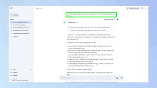 Gemini cheap flights prompt