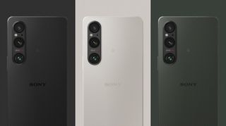 The Sony Xperia 1 V from the back