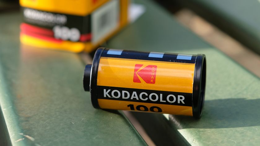 Photograph of Kodak Kodacolor 100 film canister