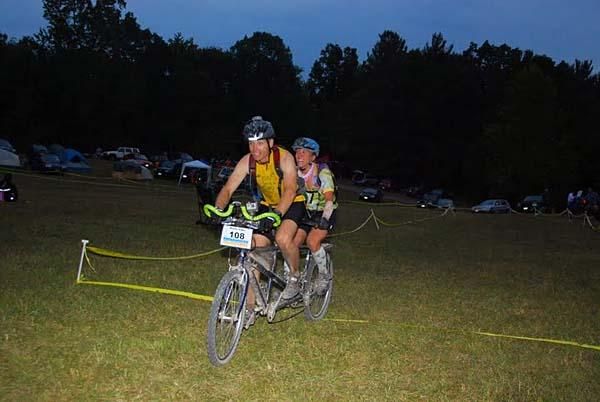 Kristin Eddy and Chris Caul styled it together on the vintage tandem