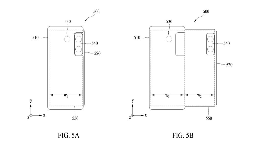 Samsung rollable phone patent
