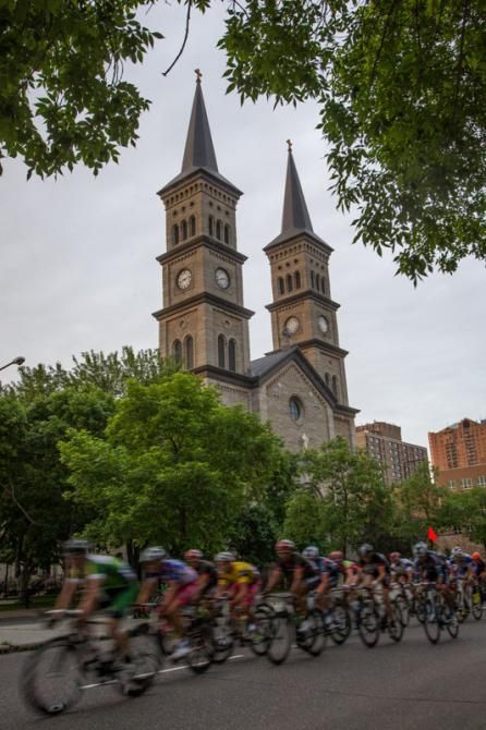 One of the churches along today's route.