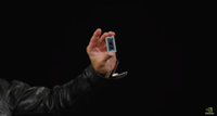 Nvidia's CEO Jensen Huang on stage at GTC in Taiwan with the new RTX Spark.