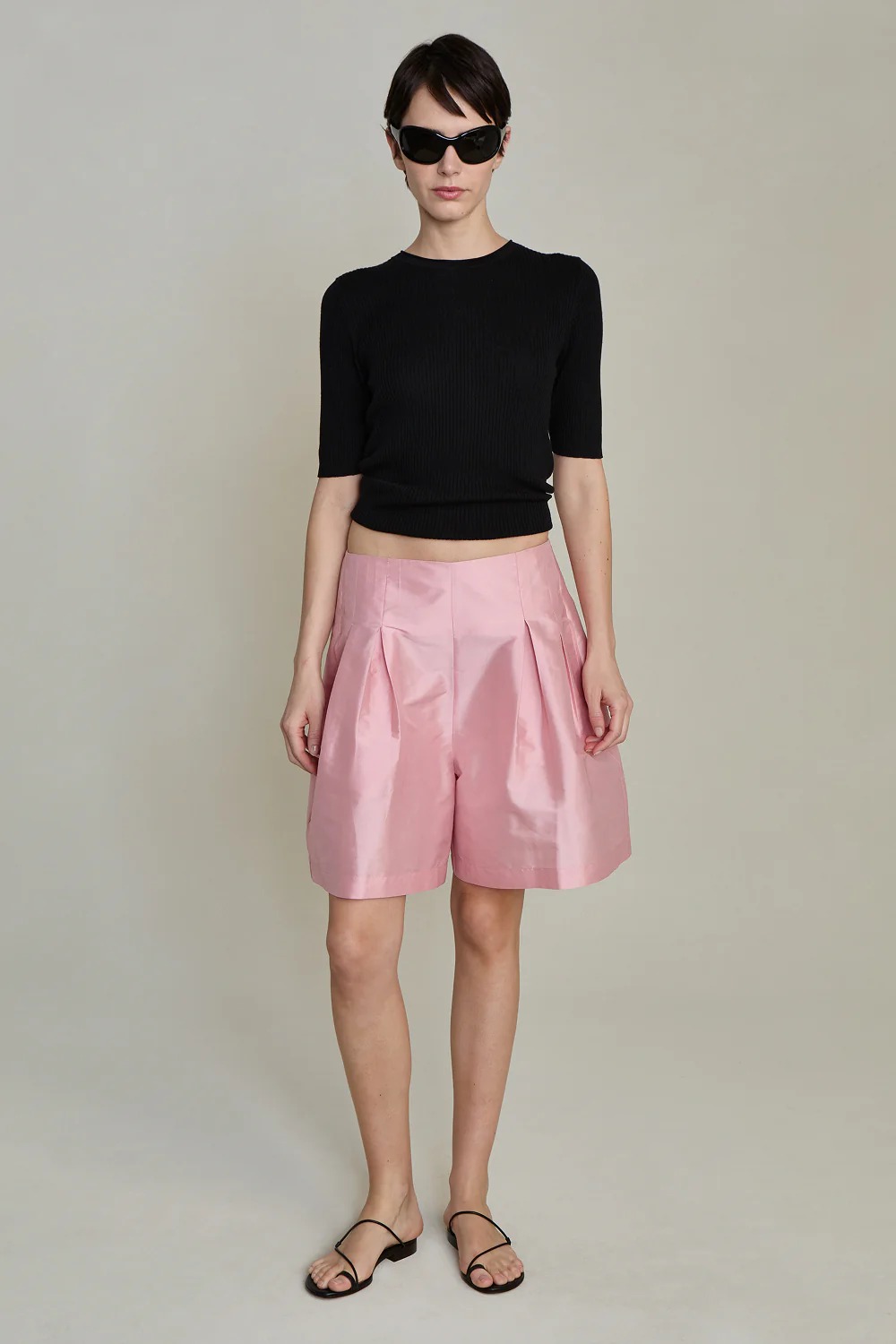 chan luu, Techno Taffeta Shorts