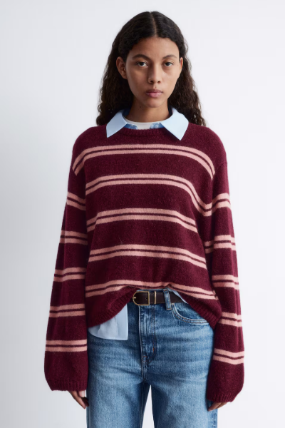 & Other Stories, Striped Alpaca-Blend Sweater
