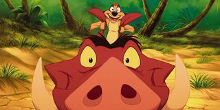 Timon and Pumbaa have no worries