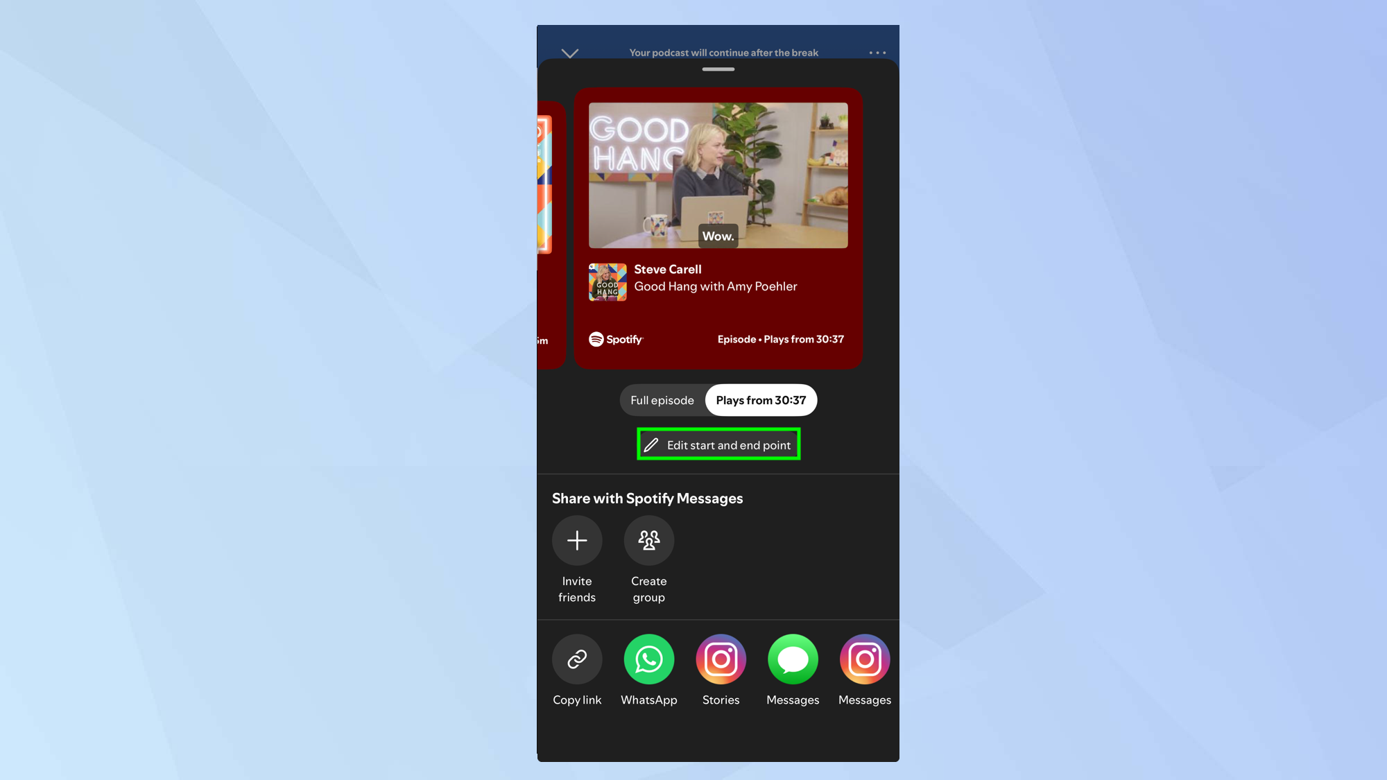 Learn how to edit podcast clips in Spotify