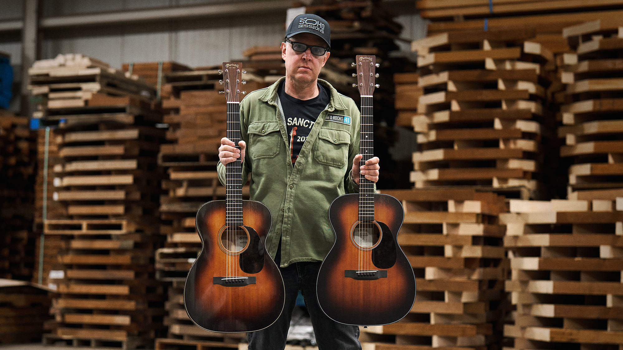 Joe Bonamassa Martin 00-18 and 00-10E
