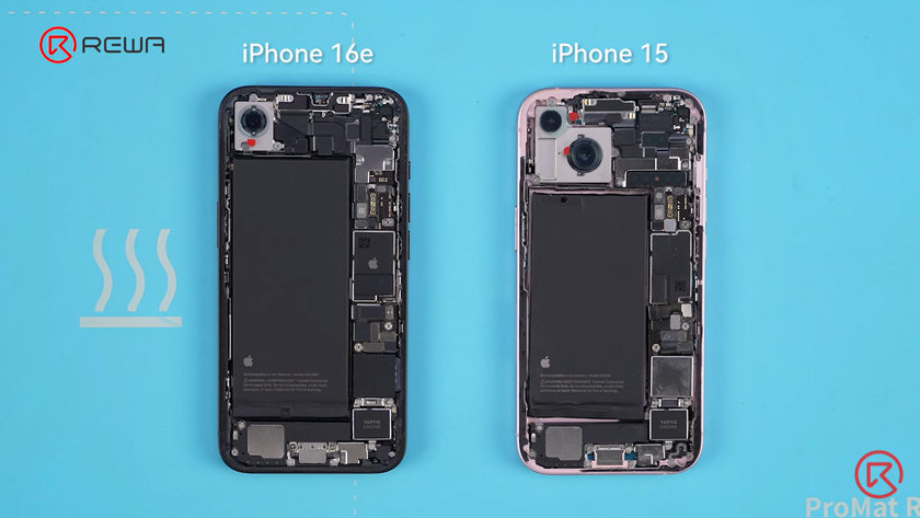 Rewa Technology&#039;s teardown of the iPhone 16e