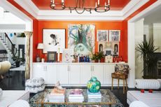 Orange and white make for an unexpected combination