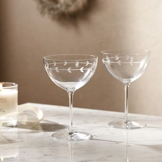 Romney Champagne Coupes - Set of 2
