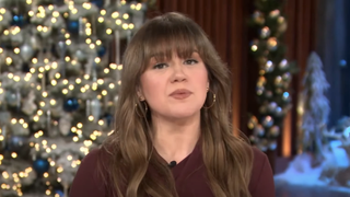 kelly clarkson on her talk show in december 2024