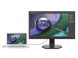 Philips' 27-inch Brilliance 4K monitor kills cable clutter with