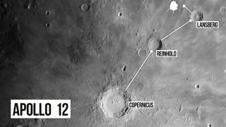 Apollo 12 landing site