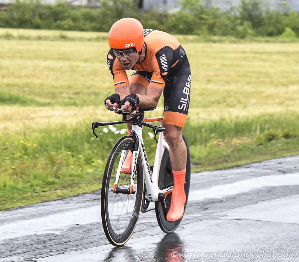 Stage winner Alec Cowan (Silber Pro Cycling)