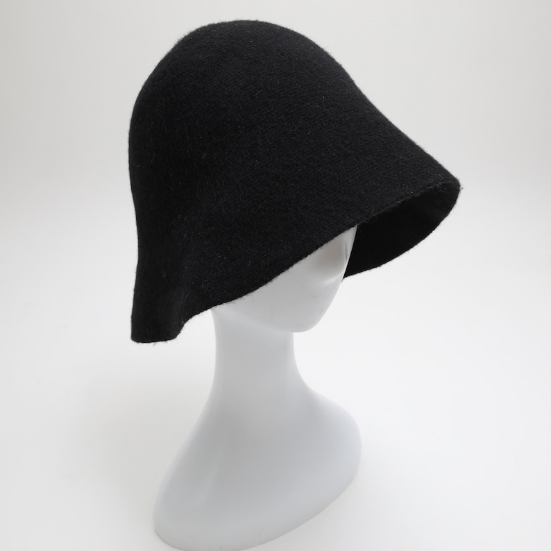 Woman Hat for Winter, Womens Felt Hats Bucket Hat, 1920s Hat, Hats Women for Fall and Winter, Cloche Hat Women, Foldable Hat, Gift for Her