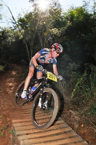 Luke Roberts chases hard.