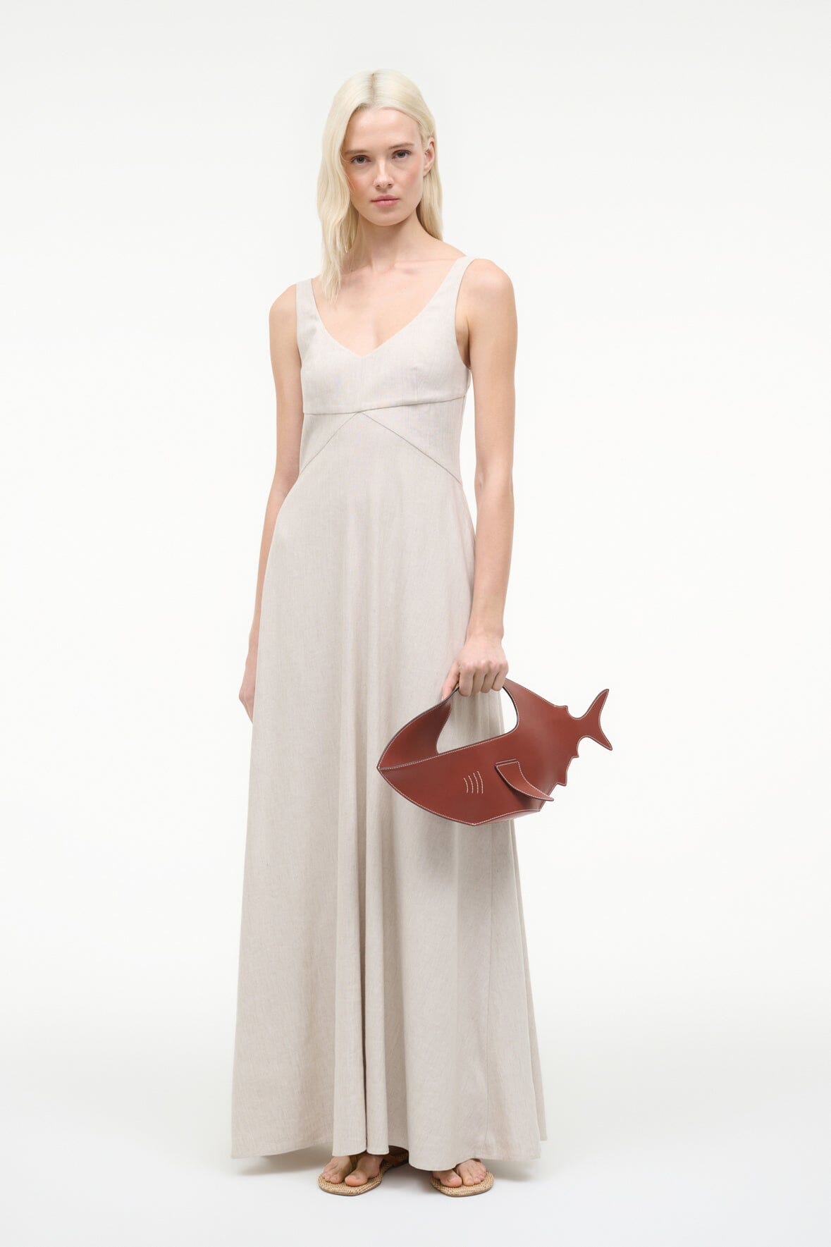 Madison Linen Dress | Natural - Natural / 00